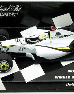 Brawn GP, BGP 001, J. Button, Bahrain GP winner, 1:43