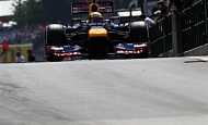 Гран При Венгрии  2012 г. Суббота  28  июля  третья практика Себастьян Феттель Red Bull Racing