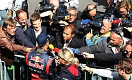 Гран При Бельгии 2012 г. Суббота 1 сентября квалификация  Себастьян Феттель Red Bull Racing