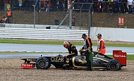 Гран При Великобритании  2012 г Суббота 7 июля квалификация  Ромэн Грожан Lotus F1 Team