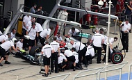 Гран При Кореи 2012 г. Суббота 13 октября квалификация Михаэль Шумахер Mercedes AMG Petronas