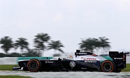 Гран При Малайзии 2013г. Суббота 23 марта третья практика Пастор Мальдонадо Williams F1 Team